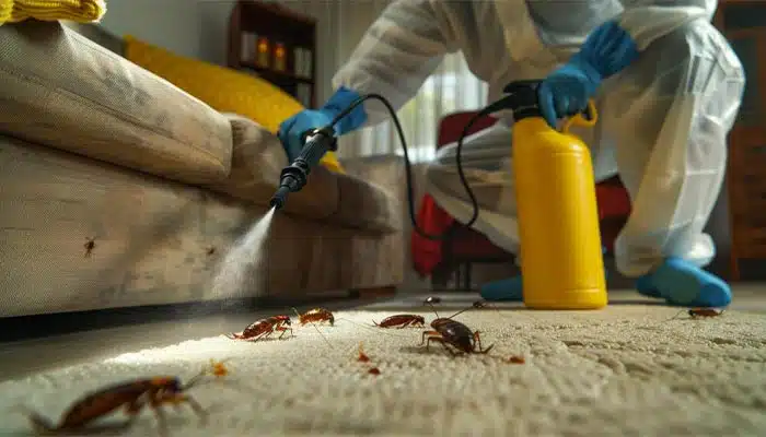 Cockroach control treatment for kitchen areas in Dubai